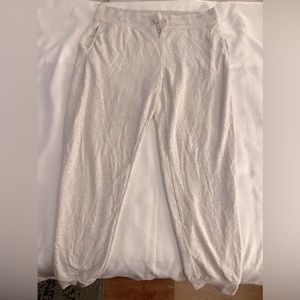 athleta jogger size L tan